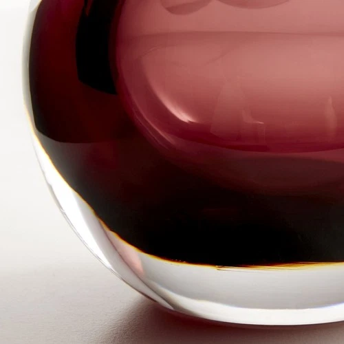 Cyan lighting - Rosalind - small Vase - 4.25 Inches Wide by 4 Inches High - Picture 3 of 3