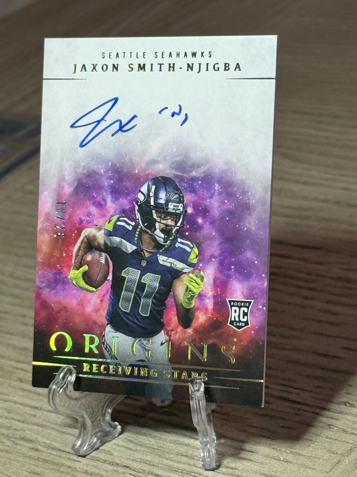 Jaxon Smith-Njigba Panini Origins Receiving Stars Signatures #WRJSN Base
