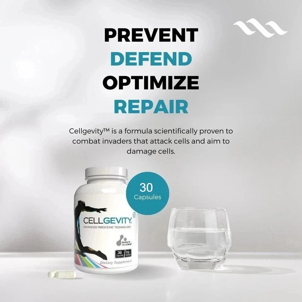 Tecnología avanzada de riboceína CellGevity promueve el glutatión 30 cápsulas Foto 2 de 4