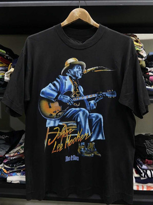 Vintage John Lee Hooker Blue Rock Shirt Unisex Short Sleeve Tee LI111