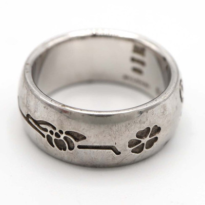 BVLGARI Ring Save the Children #53 US Size 6.5 7.8g Silver 925