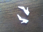 VINTAGE BARBIE WHITE JAPAN SHOES CLOSED TOE PUMPS IN EXCELLENT CONDITION