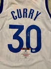 Steph Curry Signed Golden State Warriors NBA Basketball Jersey w COA