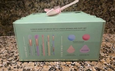 Spectrum Patisserie Macaroon Makeup Brush, Sponge & Puff 9 pc Set