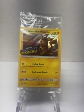 Pokemon 2019 Black Star Promo SM190 DVD timbrato Holo Detective Pikachu sigillato