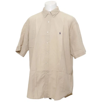 Ralph Lauren, Kurzarmhemd, Größe: XL, model: blake, Beige, Baumwolle #qdq - Bild 1 von 4