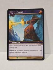 Fireball Heroes of Azeroth 53/361 Uncommon World Of Warcraft TCG