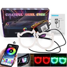 Drl Halo Angel Eye Turn Signal Light App Bluetooth Hexagon Headlight Fog Rgb Drl Halo Angel Eye Turn Signal Light App Bluetooth Hexagon Headlight Fog Rgb