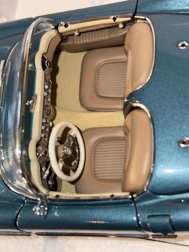 Danbury Mint 1:24 1954 Edizione Limitata Blue Corvette Cabrio Nuovo con scatola USA - Foto 5 di 9