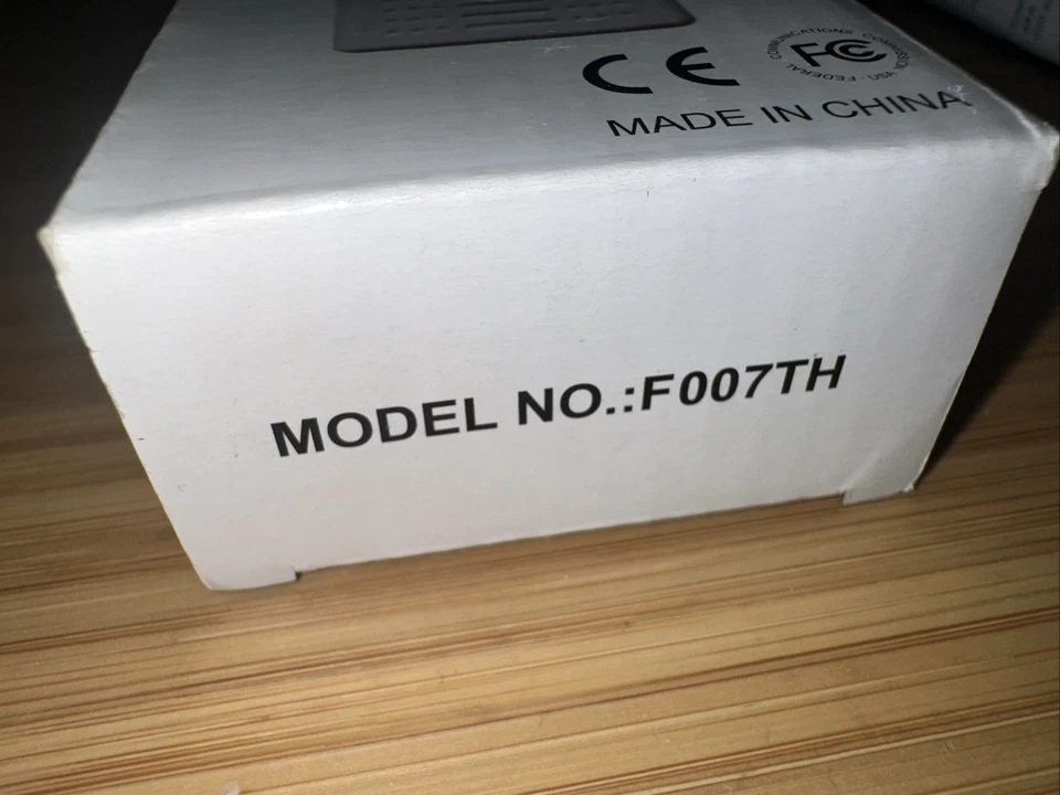 Ambient Weather F007TH Wireless Thermo-Hygrometer for Thermohygrometer, White  - Image 4 of 4