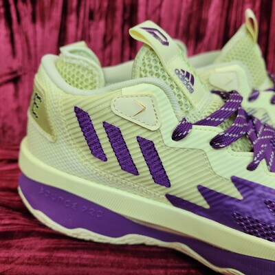 New Adidas Dame 8 Dame Time Yellow Colorway Size Authentic GY0383