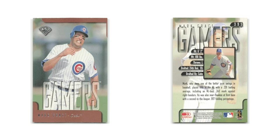 Mark Grace 1997 Leaf #395 Chicago Cubs Baseball Card NM - Image 3 of 3