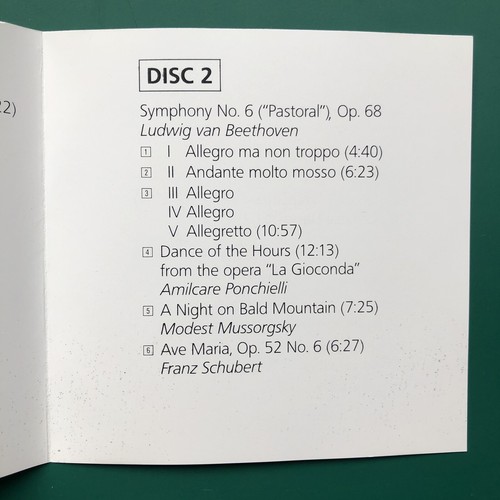 Walt Disney's FANTASIA Film Soundtrack OST 2-CD Leopold Stokowski • Mickey Mouse - Picture 11 of 12