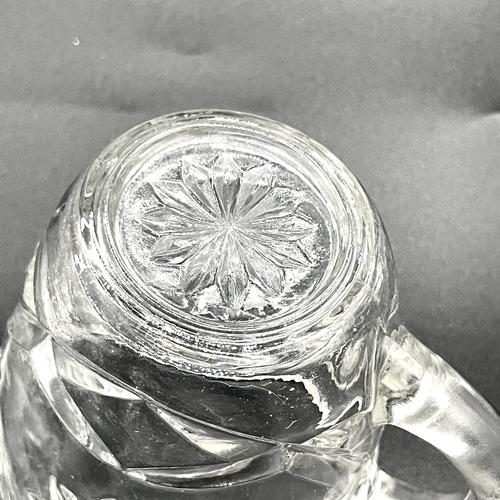 Vintage Anchor Hocking Prescut Star of David Cream & Sugar Bowl Set Replacement - Picture 9 of 10