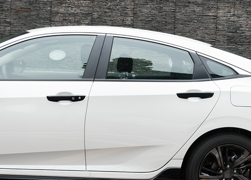 For Honda Civic 2016-2019 2020 Glossy black Outside Smart Door Handle Cover Trim - Picture 8 of 8