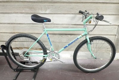 Vintage BIANCHI GRIZZLY MOUNTAIN BIKE Celeste Shimano Deore 18\