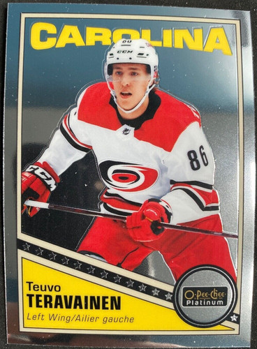 2019 O-Pee-Chee Platinum Teuvo Teravainen #R-22 card