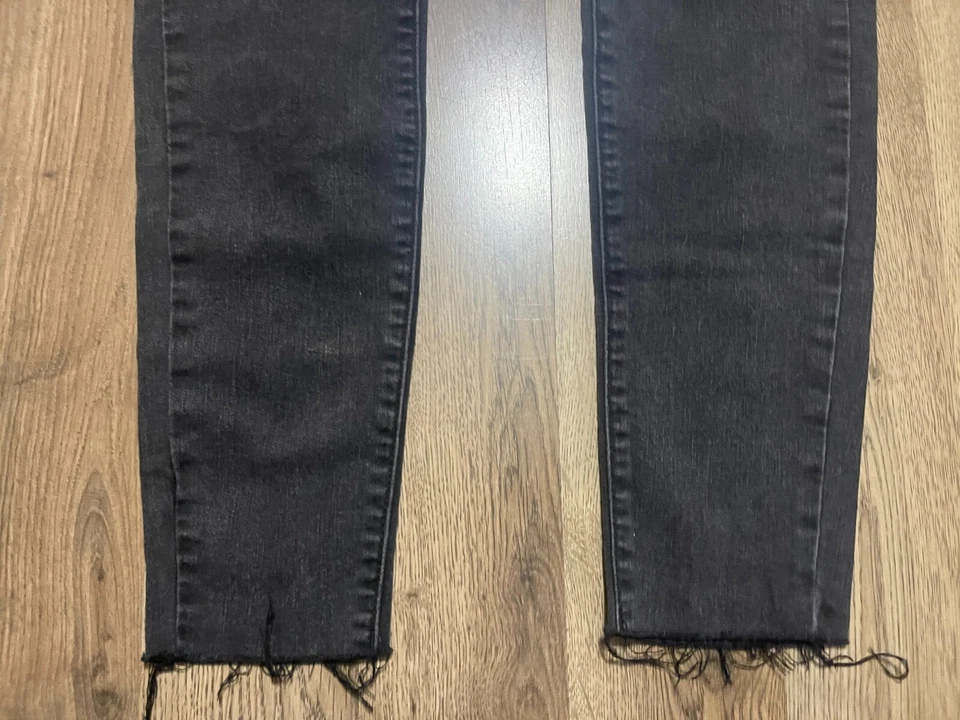 Pantalones de mezclilla SO, para mujer talla 9/29 W, negros, jegging de tiro alto definitivo Foto 3 de 4