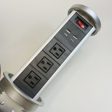 Automatic Raising Type Surge Protector Pop up Outlet Retractable Hidden USB