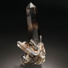Quartz Var Smoky, Smoky Bear Claim, Lincoln County, New Mexico, USA