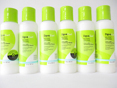 Devacurl No-Poo Original Cleanser 3 oz Pack of 6
