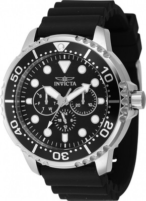Invicta Pro Diver GMT Quartz Black Dial Men's Watch 47234