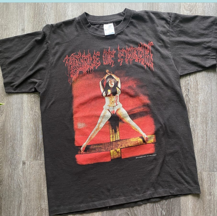 Rare 1997 Cradle of filth desire me like satan t shirt Rare 1997 Cradle of filth desire me like satan t shirt
