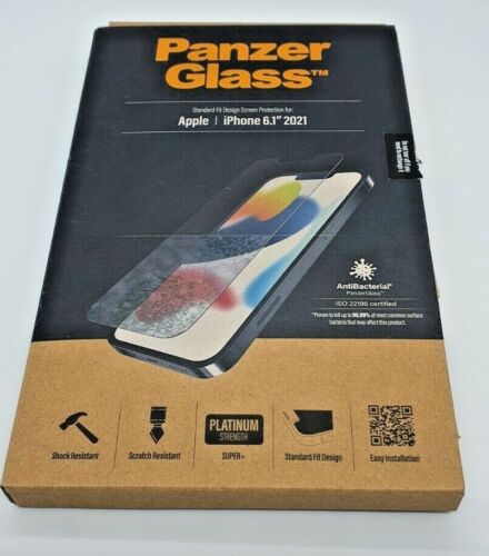 PanzerGlass ™ compatibile iPhone 6.1&#034; 2021 Protezione Schermo in Vetro-Standard Fit