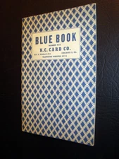Circa 1930s K C Card Company Blue Book Catalog, Chicago, Illinois