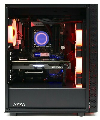 Gaming RGB PC Core i7 64GB RAM max. GeForce Grafik 1TB SSD W10 AZZA Celesta 340