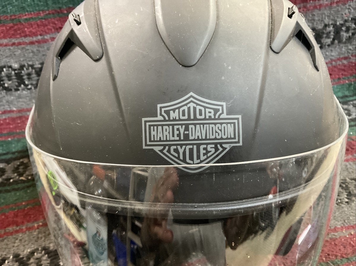 Harley Davidson Helmet HD-J1V Black Matte LARGE Sun Wind