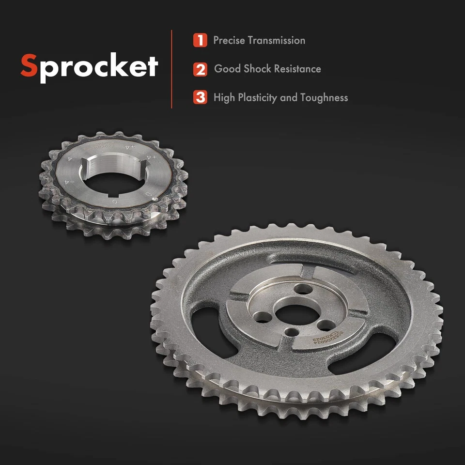 3x Kit de cadena de distribución para Chevrolet C10 C20 G10 G20 K10 K20 P10 P20 Impala GMC OHV Foto 4 de 4