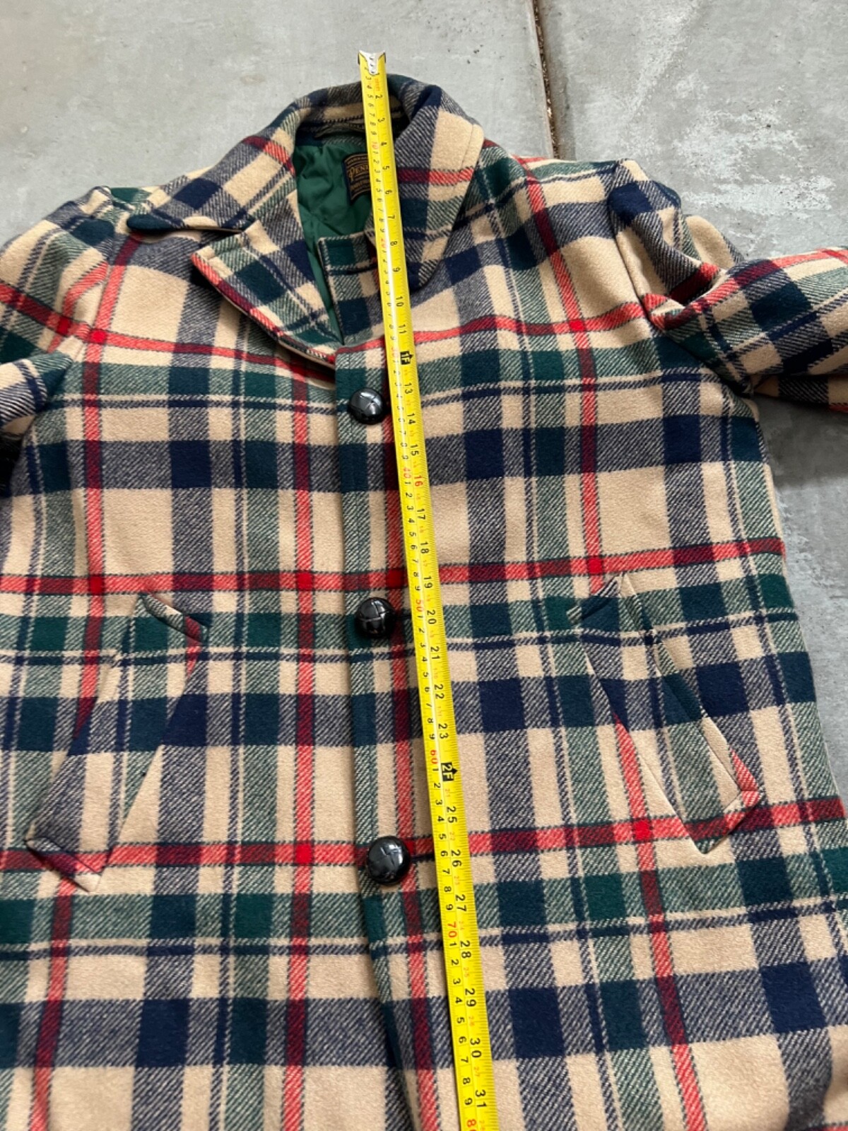 Vintage Old Clothes Pendleton Wool Jacket Coat US… - image 5