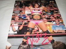 VICTORIA FUTURE WRESTLING HOF WOMANS CHAMPION AUTOGRAPHED PHOTO COA FREE SHIP!