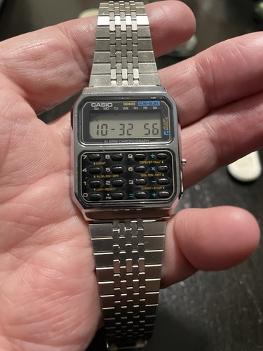 Casio Japan Watch Quartz CS-831 (231) Calculator, vintage Installed new batter - Picture 6 of 15