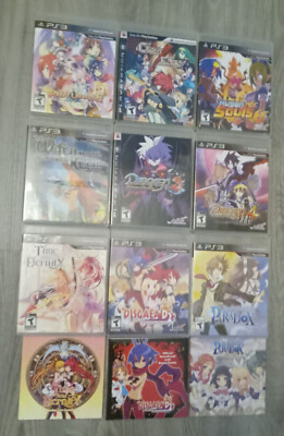 NIS America 9 ps3 game lot all complete, in great shape + some bonus soundtracks
