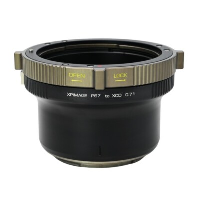 XPimage 0.71x Lock Lens Adapter for Pentax 67 Lens to Hasselblad X1D X2D Camera