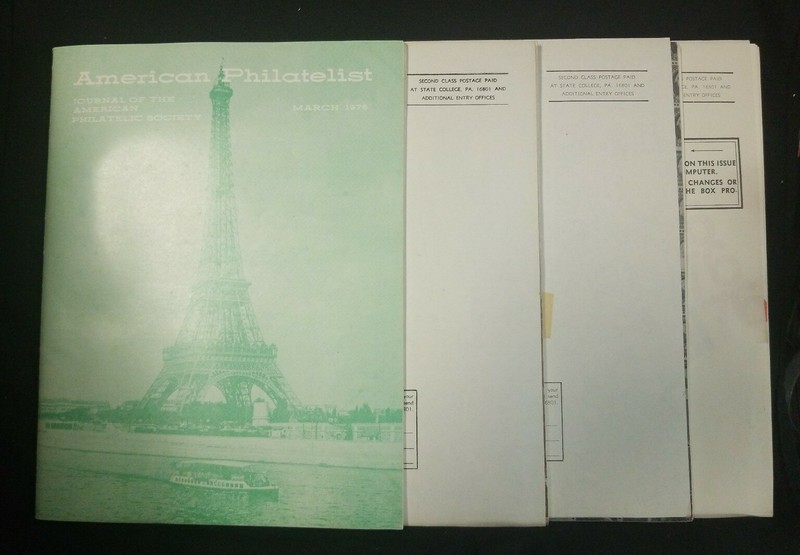 (4) 1976 AMERICAN PHILATELIST MAGAZINE JANUARY MARCH APRIL MAY
