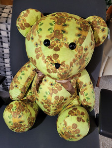 Van Gogh Lighthouse Immersion Sunflower Bear 24"  60cm NEW Yellow Gold