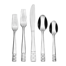 20Pcs Stainless Steel Flatware Set and Silverware Set for 4 People, Cutlery Set