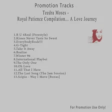 R&B/Soul.. White CD. Teedra Moses - Royal Patience Compilation... A Love Journey