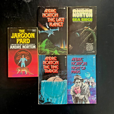 5 Paperback Lot-A Fine Start to a Collection by acclaimed author Andre Norton