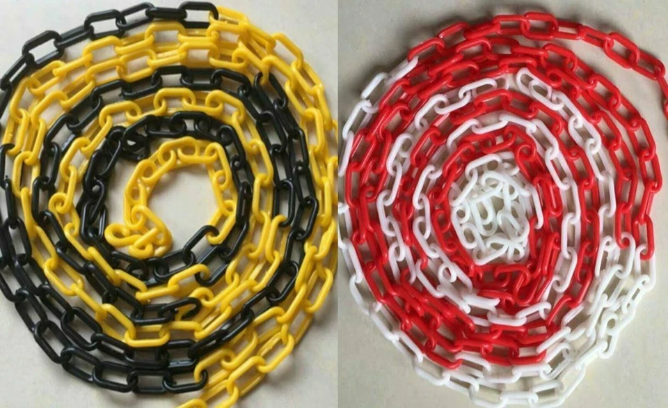 BRUKA GERMANY Cadena de barrera cadena de plástico cadena de bloqueo de seguridad cadena de plástico de plástico