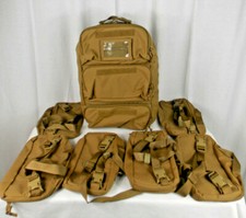 London Bridge Trading LBT-2895C AFE Survival Bag Coyote Pack Backpack w/ 6 Packs