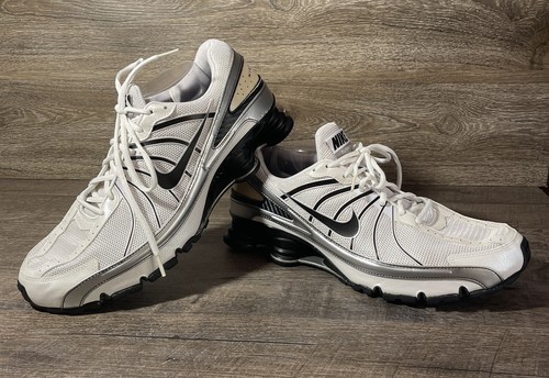 Nike Shox Turbo VII 7, 324907-101, White Black Mens Running Shoes Sz 13 |  eBay