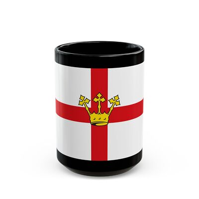 #ad #ad Flag of Koblenz Germany Black Coffee Mug $16.95