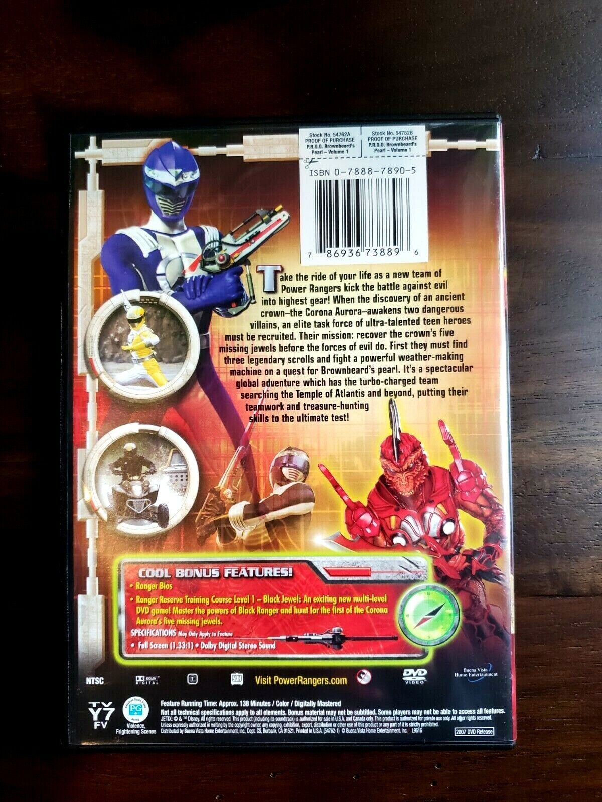 Power Rangers: Operation Overdrive: Vol. 1: Brownbeards Pearl (DVD 