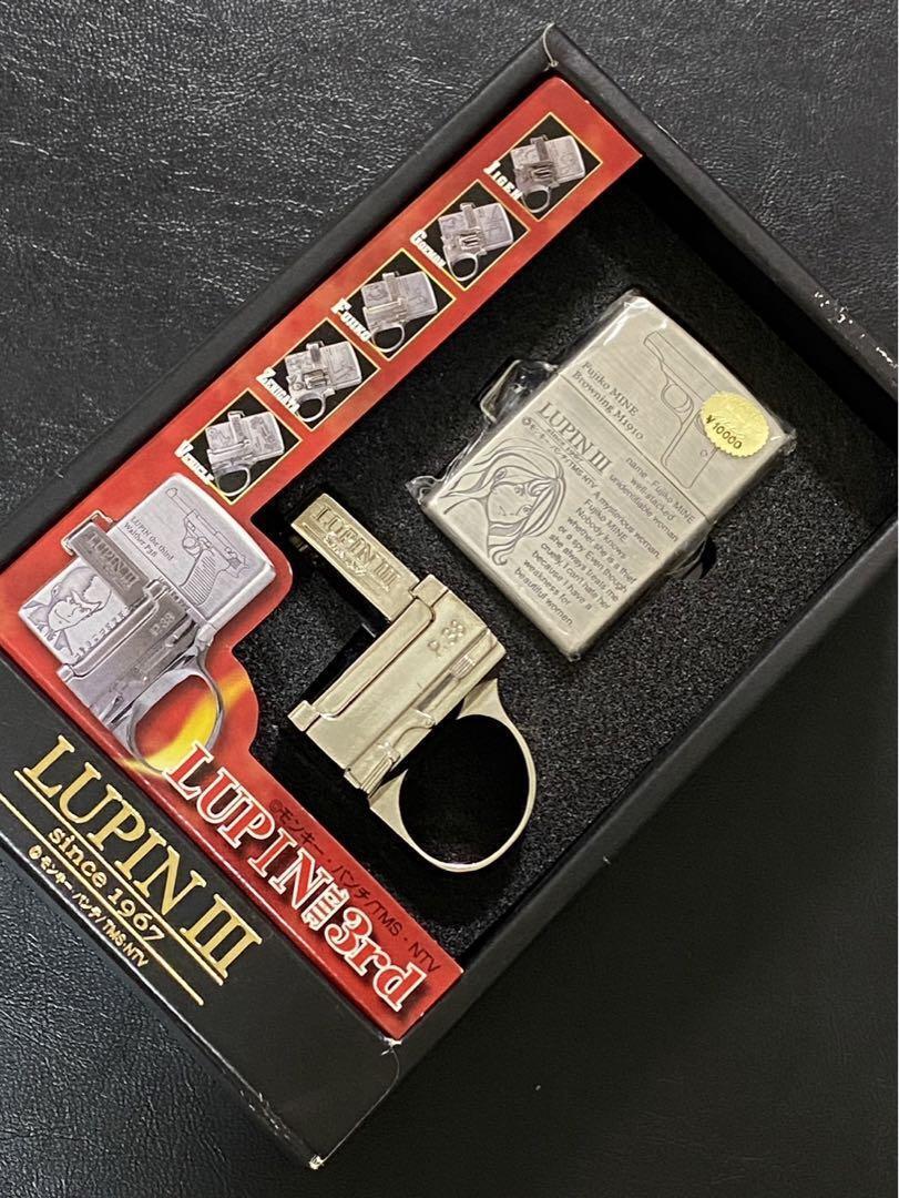 Zippo Fujiko Lupine the Third Gun Action Vintage Made in Zippo Fujiko Lupine the Third Gun Action Vintage Made in