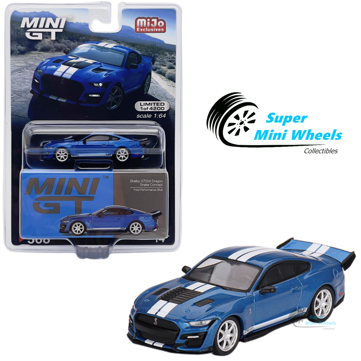 Mini GT 1:64 Shelby GT500 Dragon Snake Concept Ford Performance