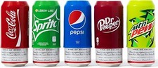 5 Pack Beer Can Covers That Look Like Soda Hide Your Silicone...